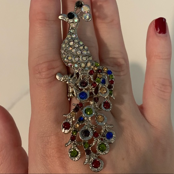 Jewelry - Crystal Peacock Ring